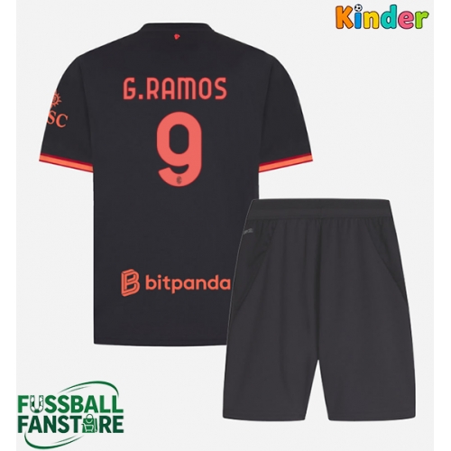 AC Milan Goncalo Ramos #9 Replik 3rd trikot Kinder 2026-27 Kurzarm (+ Kurze Hosen)